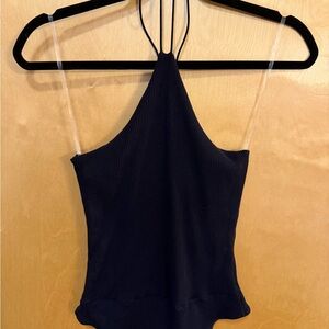 Vici Elegant Black Halter Camisole Large